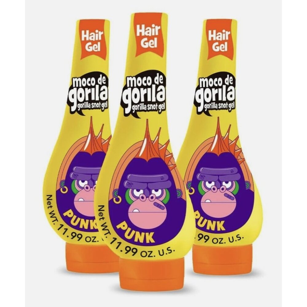 Gorilla Snot Gel Hair Styling Agent Pack Of 3 11.99 Ounce High Hold Formula